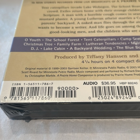 Garrison Keillor “Home on the Prairie: Stories from Lake Wobegon” Audiobook - Picture 4 of 4